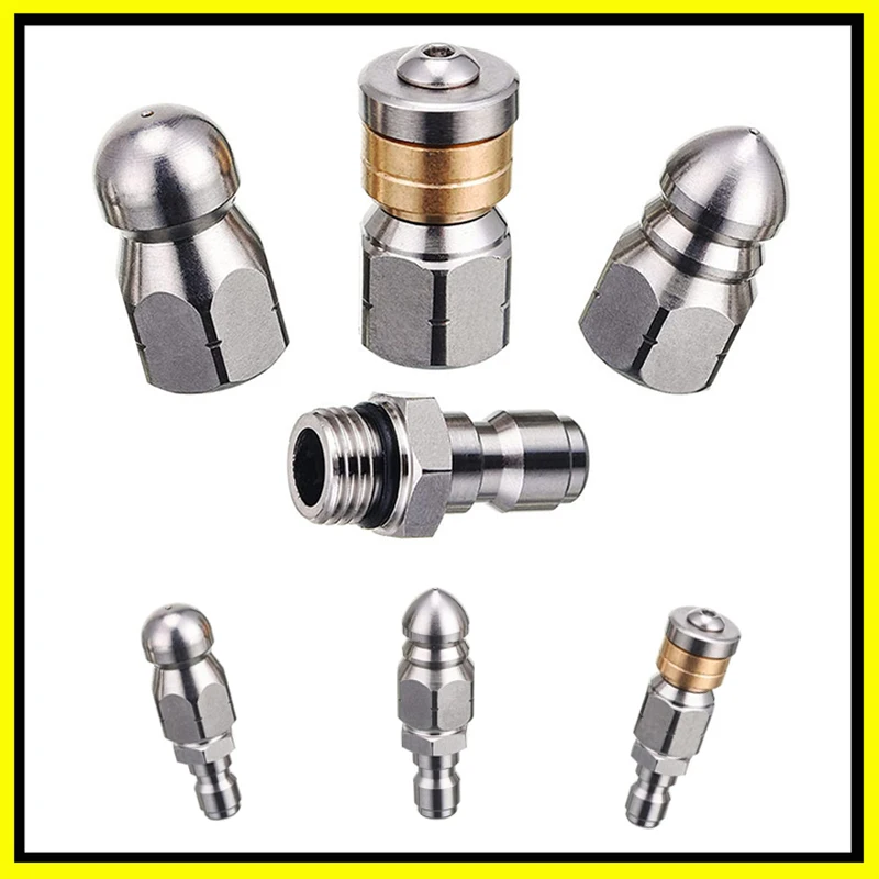 Drain Pipe Clip - Sewer Drain Hose Jet Clearning Nozzle