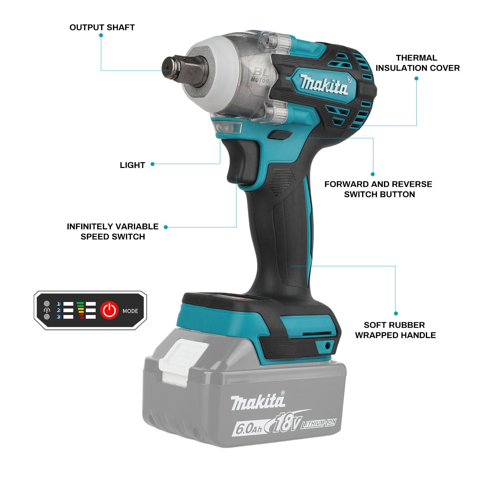 Makita DTW300 18V Cordless Imp - Makita Drill Dtw300 review and price