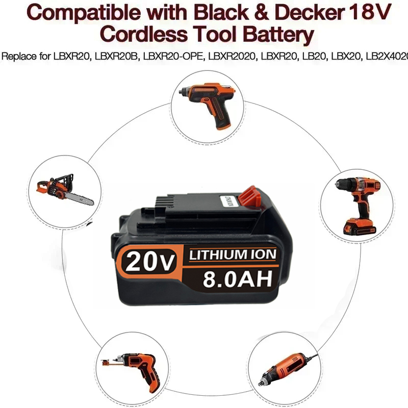 3.0Ah-8.0Ah for Black & Decker - Black+Decker Tool Cordless review and price